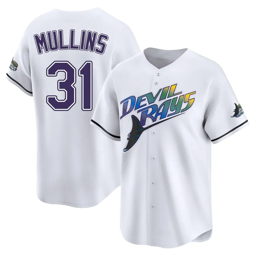 Kdoa TB.Rays #31 Cedric Mullins Player White City Connect Home Stitched Jerseys