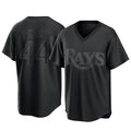 Kdoa TB.Rays #44 Ryan Pepiot Player Black Home Game Stitched Jerseys