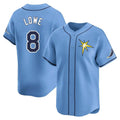 Kdoa TB.Rays #8 Brandon Lowe Player Light Blue Home Limited Stitched Jerseys
