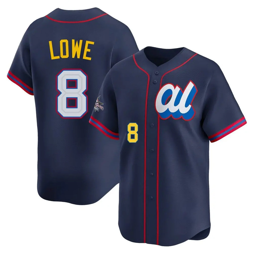Kdoa TB.Rays #8 Brandon Lowe Player Navy Limited American League All-Star Edition Stitched Jerseys