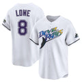 Kdoa TB.Rays #8 Brandon Lowe Player White City Connect Home Stitched Jerseys