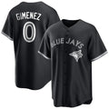 Kdoa T.Blue Jays #0 Andres Gimenez Player Black Home Game Stitched Jerseys