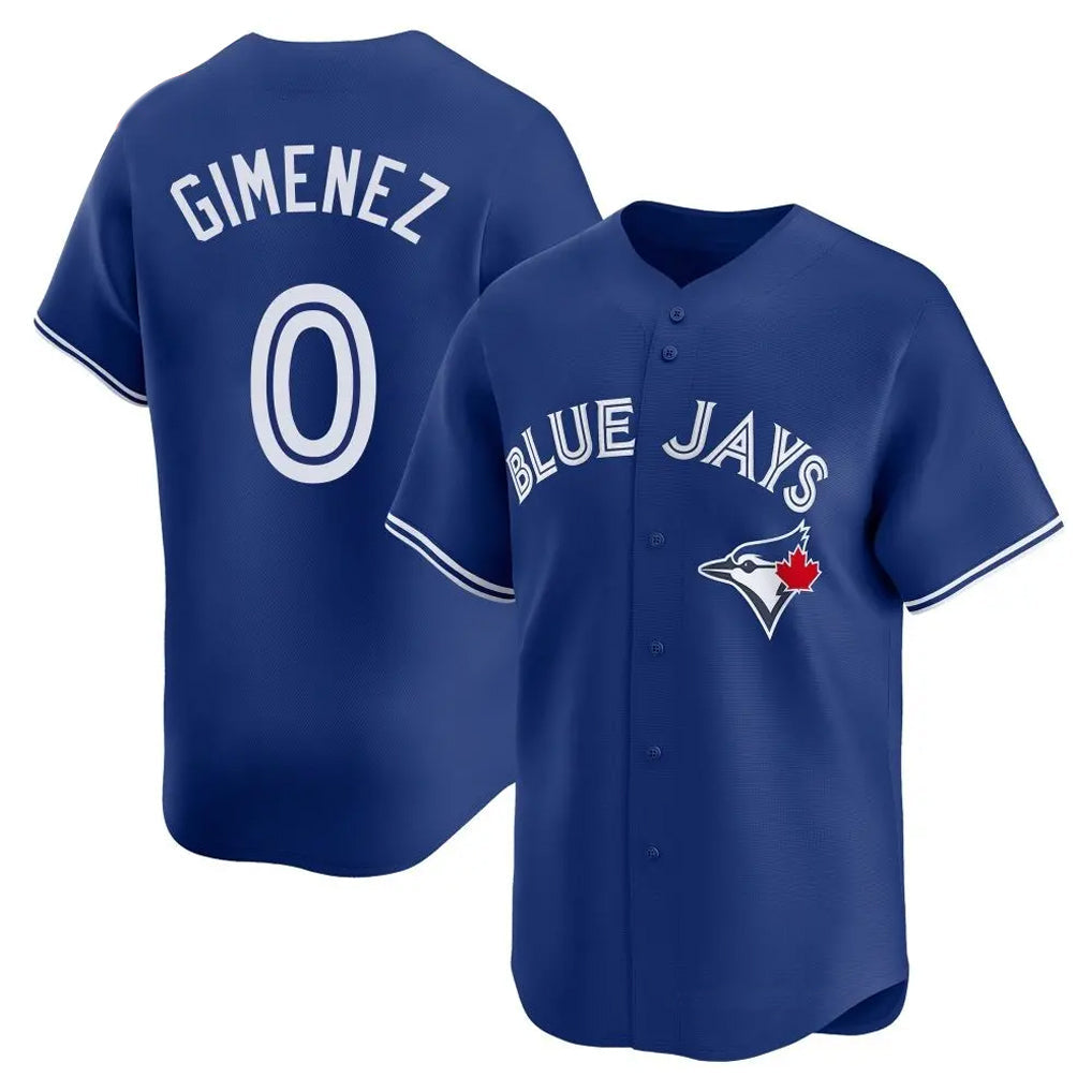 Kdoa T.Blue Jays #0 Andres Gimenez Player Royal Home Game Stitched Jerseys
