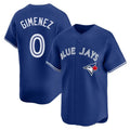 Kdoa T.Blue Jays #0 Andres Gimenez Player Royal Home Game Stitched Jerseys