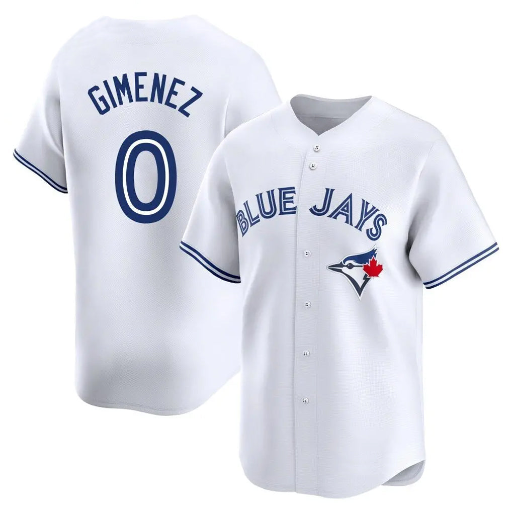 Kdoa T.Blue Jays #0 Andres Gimenez Player White Home Limited Stitched Jerseys