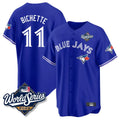 Kdoa T.Blue Jays #11 Bo Bichette Player Blue 2025 World Series Rush Limited Stitched Jerseys