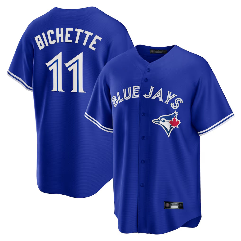 Kdoa T.Blue Jays #11 Bo Bichette Player Blue Rush Limited Stitched Jerseys