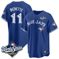 Kdoa T.Blue Jays #11 Bo Bichette Player Royal 2025 World Series Limited Home Stitched Jerseys