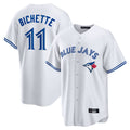 Kdoa T.Blue Jays #11 Bo Bichette Player White Home Limited Stitched Jerseys