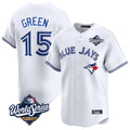 Kdoa T.Blue Jays #15 Chad Green Player White 2025 World Series Limited Stitched Jerseys