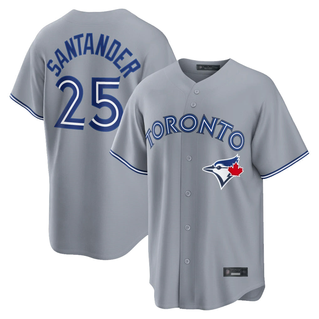 Kdoa T.Blue Jays #25 Anthony Santander Player Gray Home Limited Stitched Jerseys