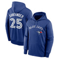 Kdoa T.Blue Jays #25 Anthony Santander Player Royal Performance Pullover Hoodie