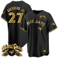 Kdoa T.Blue Jays #27 Vladimir Guerrero Jr Player Black 2025 American League All Stitched Jerseys