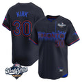Kdoa T.Blue Jays #30 Alejandro Kirk Player Black 2025 World Series City Connect Stitched Jerseys