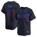 Kdoa T.Blue Jays #30 Alejandro Kirk Player Black City Connect Stitched Jerseys