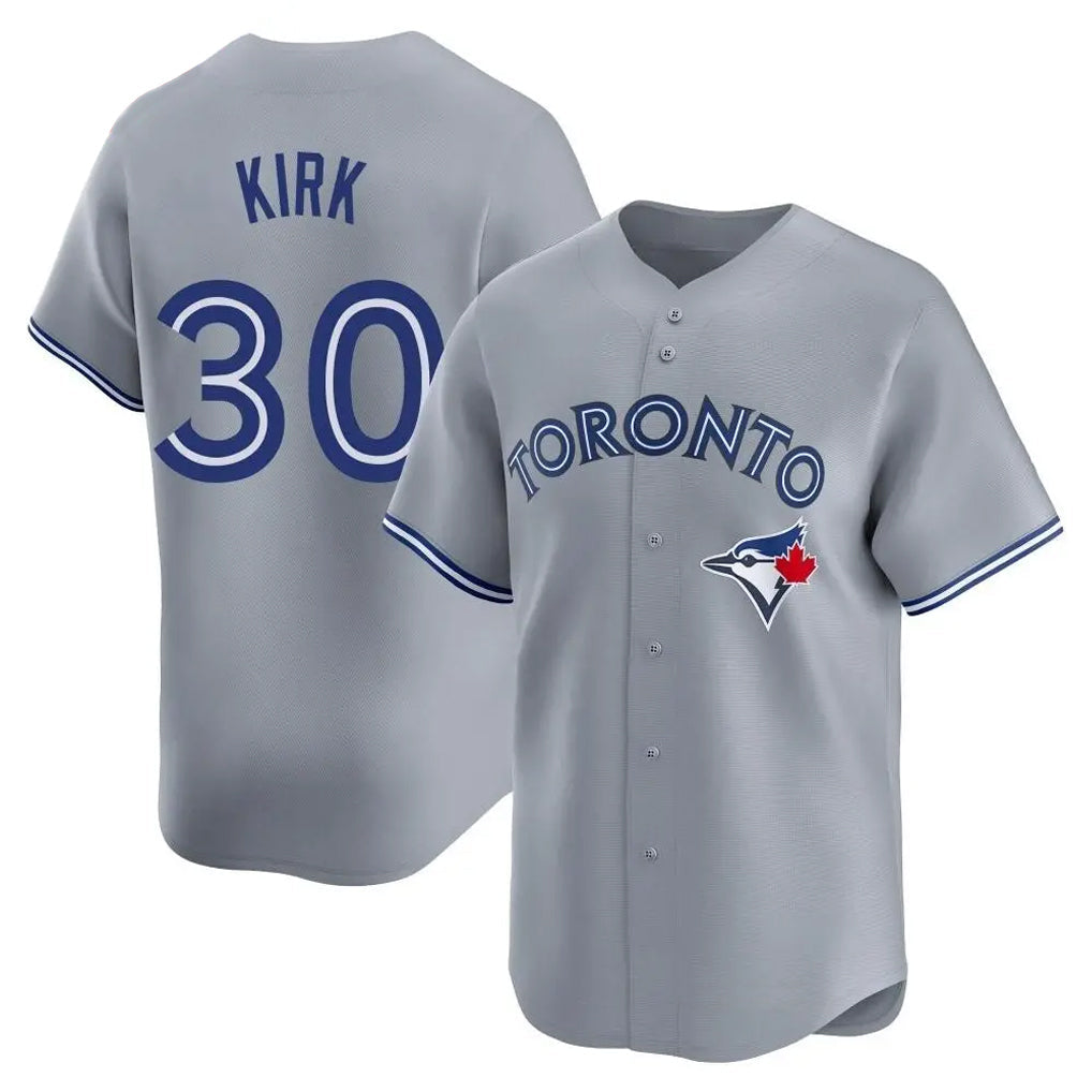 Kdoa T.Blue Jays #30 Alejandro Kirk Player Gray Home Limited Stitched Jerseys
