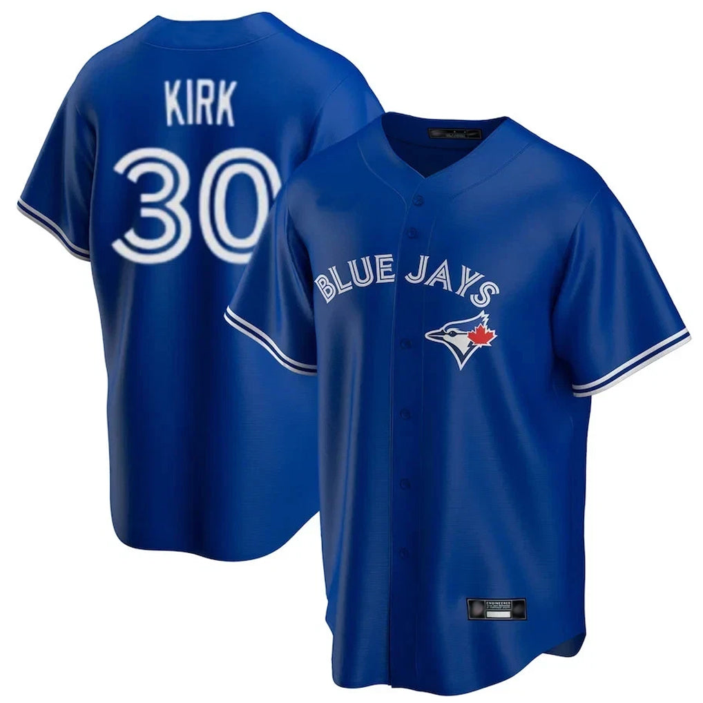 Kdoa T.Blue Jays #30 Alejandro Kirk Player Royal Game Stitched Jerseys