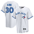 Kdoa T.Blue Jays #30 Alejandro Kirk Player White Home Game Stitched Jerseys
