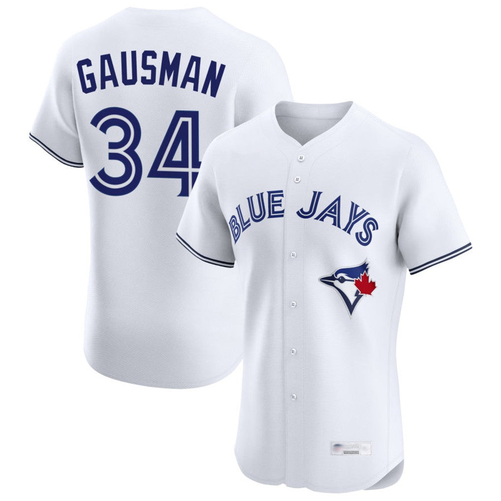 Kdoa T.Blue Jays #34 Kevin Gausman Player White Home Elite Stitched Jerseys