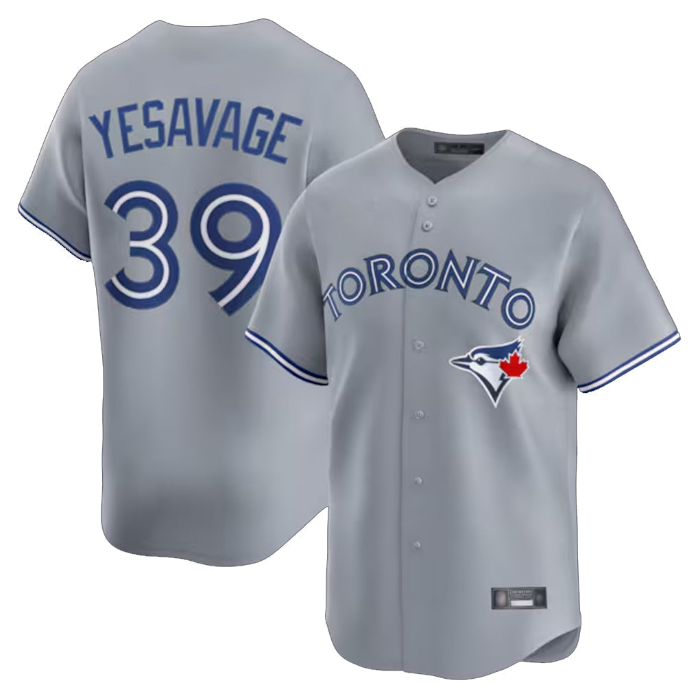 Kdoa T.Blue Jays #39 Trey Yesavage Player Gray Home Limited Stitched Jerseys
