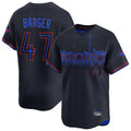 Kdoa T.Blue Jays #47 Addison Barger Player Black&Blue City Connect Limited Stitched Jerseys