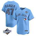 Kdoa T.Blue Jays #47 Addison Barger Player Blue 2025 World Series Limited Stitched Jerseys