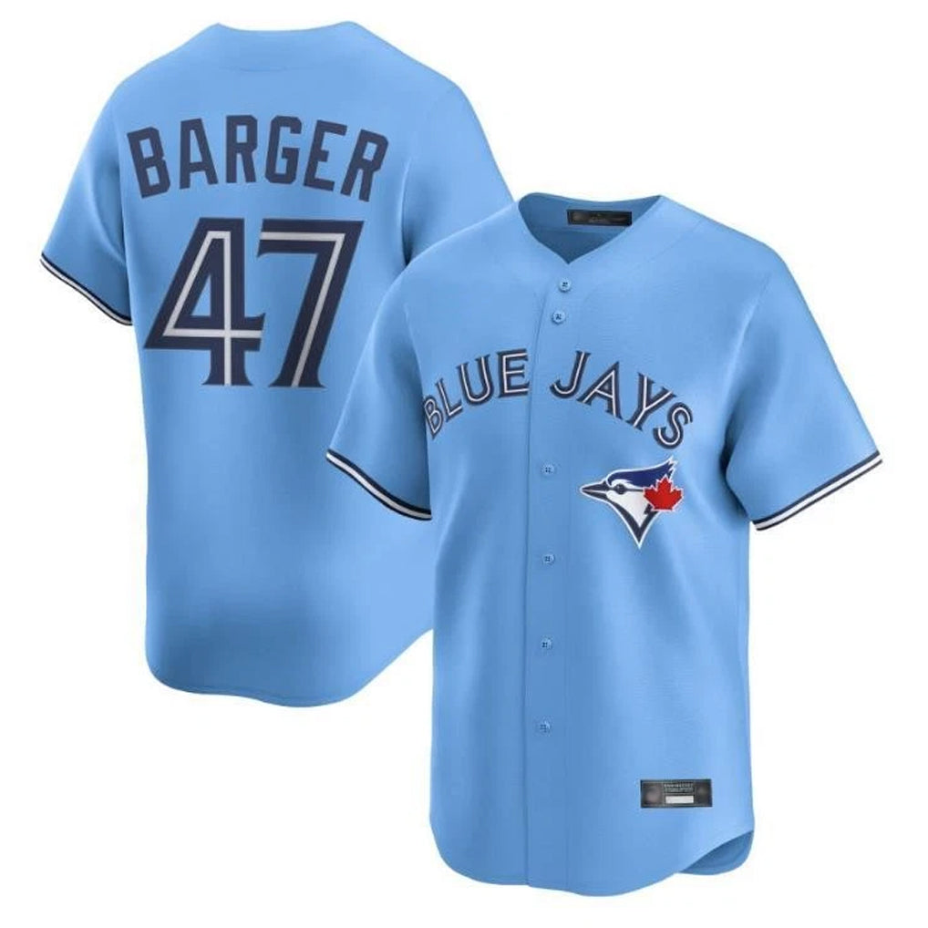 Kdoa T.Blue Jays #47 Addison Barger Player Blue Replica Stitched Jerseys