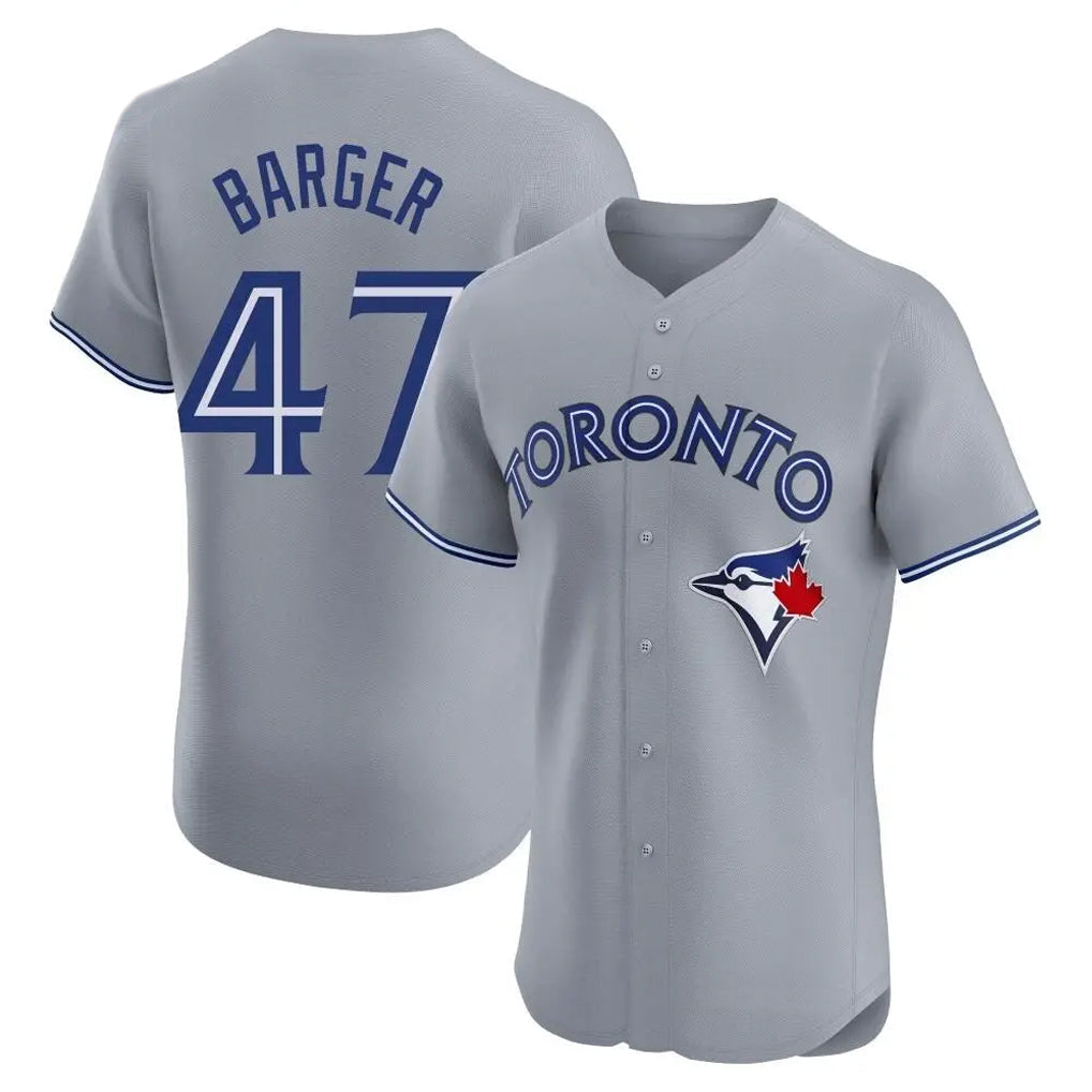 Kdoa T.Blue Jays #47 Addison Barger Player Gray Elite Limited Stitched Jerseys