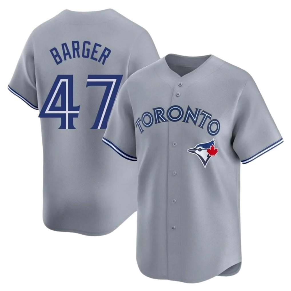 Kdoa T.Blue Jays #47 Addison Barger Player Gray Replica Stitched Jerseys