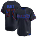 Kdoa T.Blue Jays #57 Shane Bieber Player Black City Connect Limited Home Stitched Jerseys