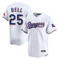 Kdoa T.Rangers #25 Buddy Bell Player White Home Limited Stitched Jerseys