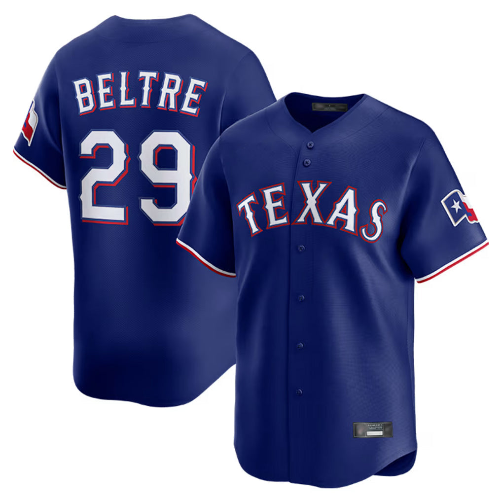 Kdoa T.Rangers #29 Adrian Beltre Player Royal Home Limited Stitched Jerseys