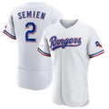 Kdoa T.Rangers #2 Marcus Semien Player Gold Collection Limited White Elite Stitched Jerseys