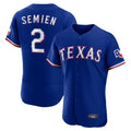 Kdoa T.Rangers #2 Marcus Semien Player Royal Elite Home Limited Stitched Jerseys