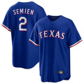 Kdoa T.Rangers #2 Marcus Semien Player Royal Home Game Stitched Jerseys