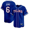 Kdoa T.Rangers #6 Josh Jung Player Royal 2026 City Connect Limited Stitched Jerseys