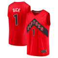 Kdoa T.Raptors #1 Gradey Dick Red Fast Break Player Jerseys - Icon Edition