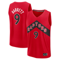 Kdoa T.Raptors #9 RJ Barrett Red Fast Break Jerseys - Icon Edition