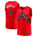 Kdoa T.Raptors #9 RJ Barrett Red Fast Break Player Jerseys - Icon Edition