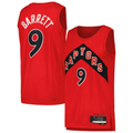 Kdoa T.Raptors #9 RJ Barrett Red Swingman Player Jerseys - Icon Edition