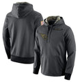 Kdoa T.Titans Light Gray Pullover Hoodies Home Game Blank Player Stitched Jerseys