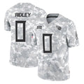 Kdoa T.Titans #0 Calvin Ridley Player Arctic Camo Limited Salute to Service Home Game Stitched Jerseys