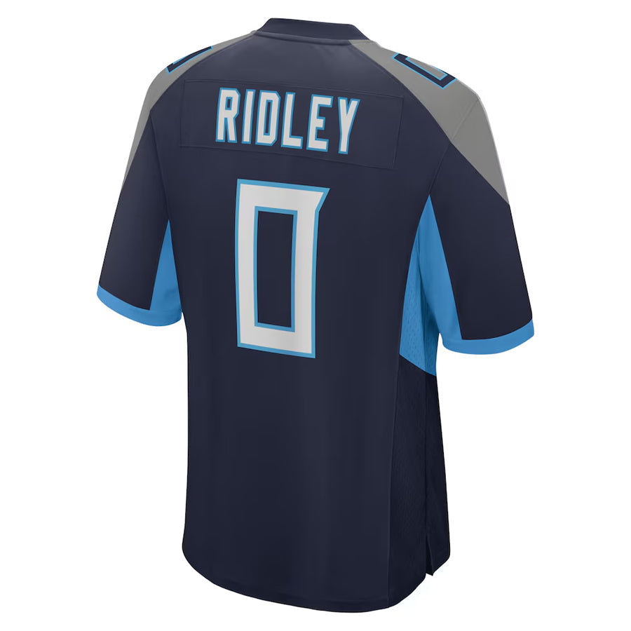 Kdoa T.Titans #0 Calvin Ridley Player Navy Home Game Stitched Jerseys