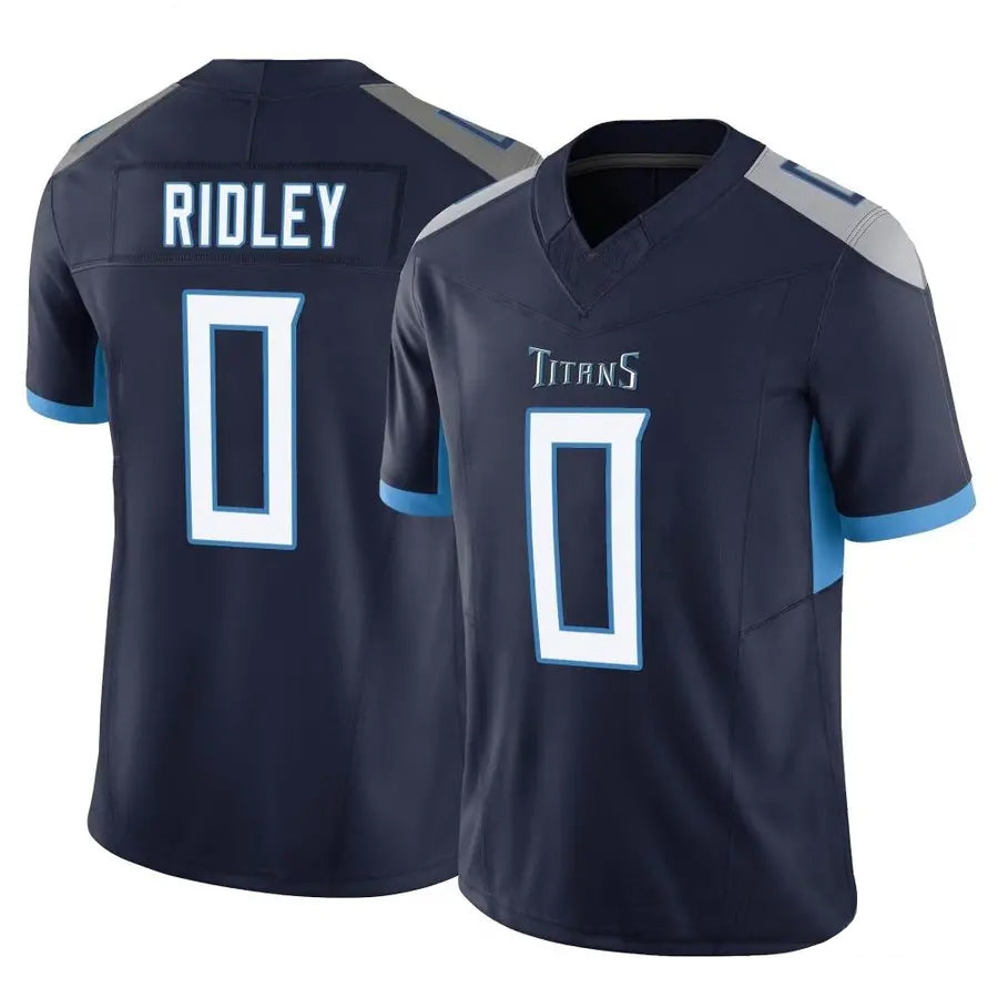 Kdoa T.Titans #0 Calvin Ridley Player Navy Vapor F.U.S.E. Limited Stitched Jerseys