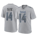 Kdoa T.Titans #14 Carnell Tate Player Gray Atmosphere Fashion Home Game Stitched Jerseys