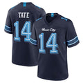 Kdoa T.Titans #14 Carnell Tate Player Navy 2026 Rivalries Collection Home Game Stitched Jerseys