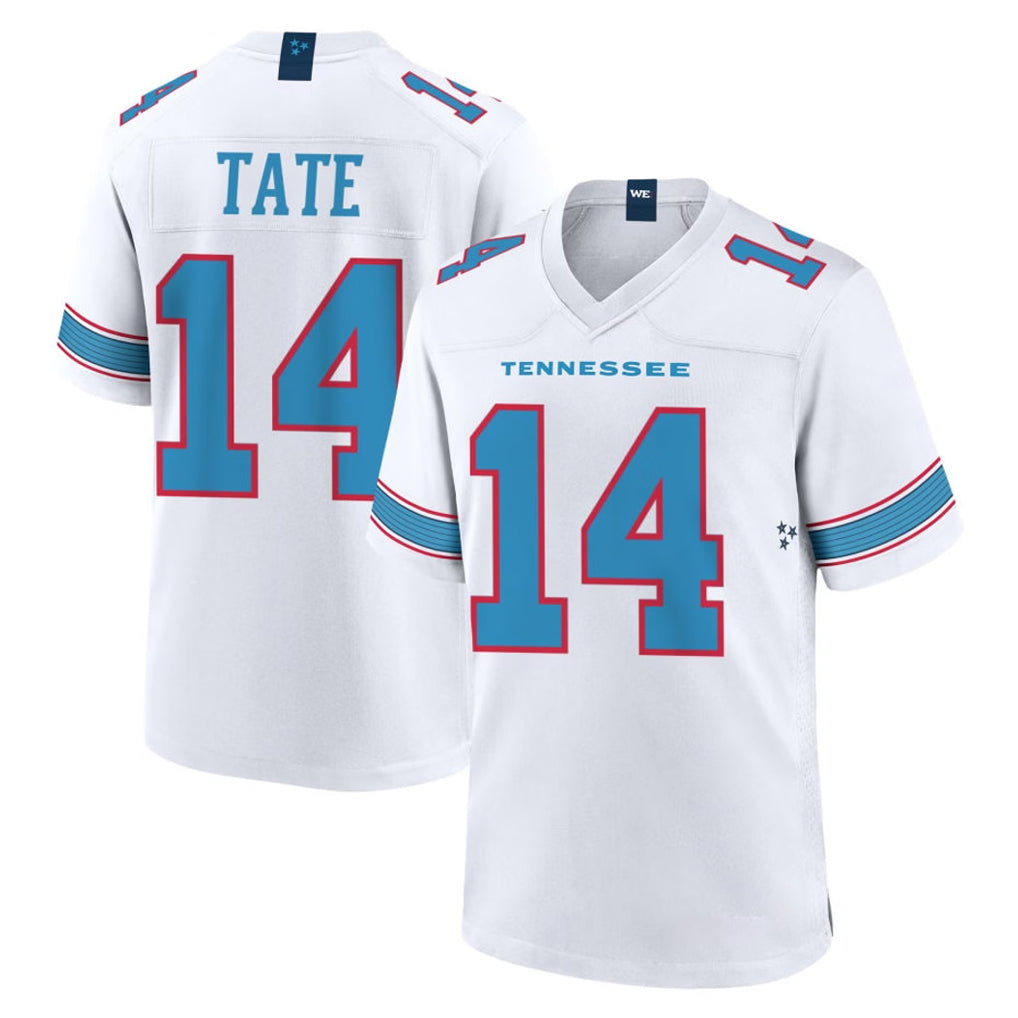 Kdoa T.Titans #14 Carnell Tate Player White 2026 Game Home Stitched Jerseys