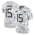 Kdoa T.Titans #15 Keldric Faulk Player Arctic Camo Limited Salute to Service Home Game Stitched Jerseys