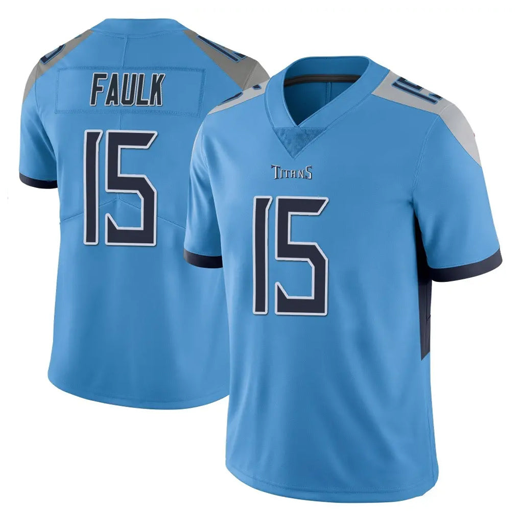 Kdoa T.Titans #15 Keldric Faulk Player Light Blue Limited Vapor Untouchable Home Game Stitched Jerseys