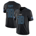 Kdoa T.Titans #18 Cor'Dale Flott Player Black Impact Limited Home Game Stitched Jerseys
